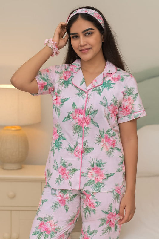 Elegant Stone Linen Nightwear – Comfort Meets Style
