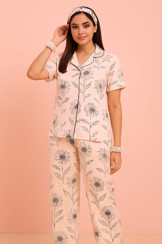 Elegant Stone Linen Nightwear – Comfort Meets Style