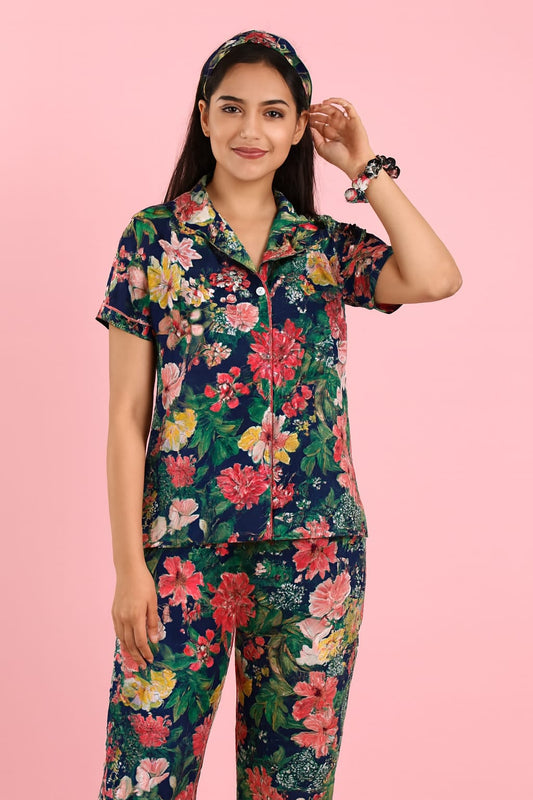 Elegant Stone Linen Nightwear – Comfort Meets Style