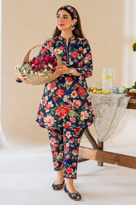 Women’s Floral Lawn Suit 2PC | Comfortable & Stylish Daily Wear